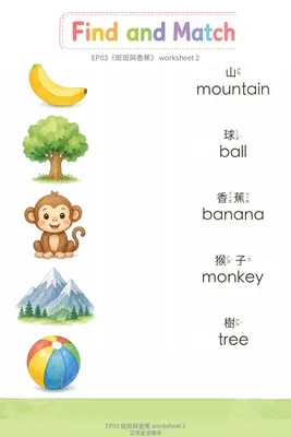 學習單 2：英文配對