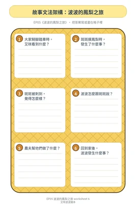 學習單 6：故事文法