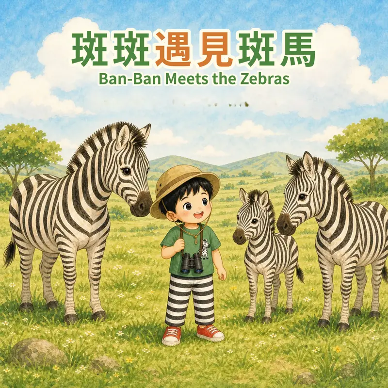 斑斑遇見斑馬