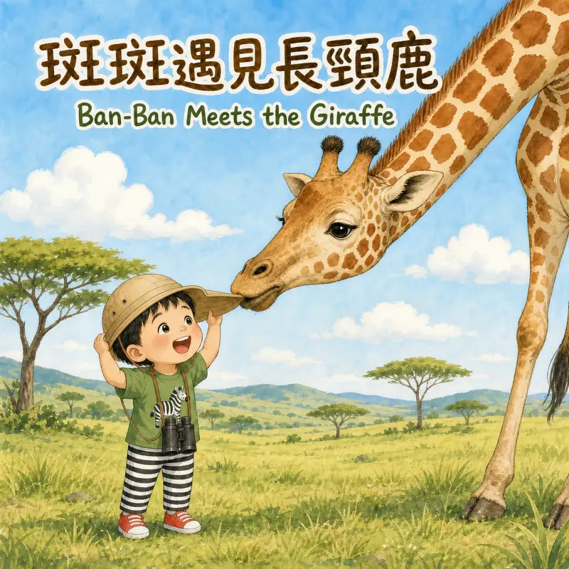 斑斑遇見長頸鹿