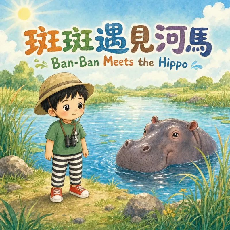 斑斑遇見河馬