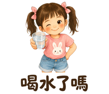 兔兔 — 喝水了嗎
